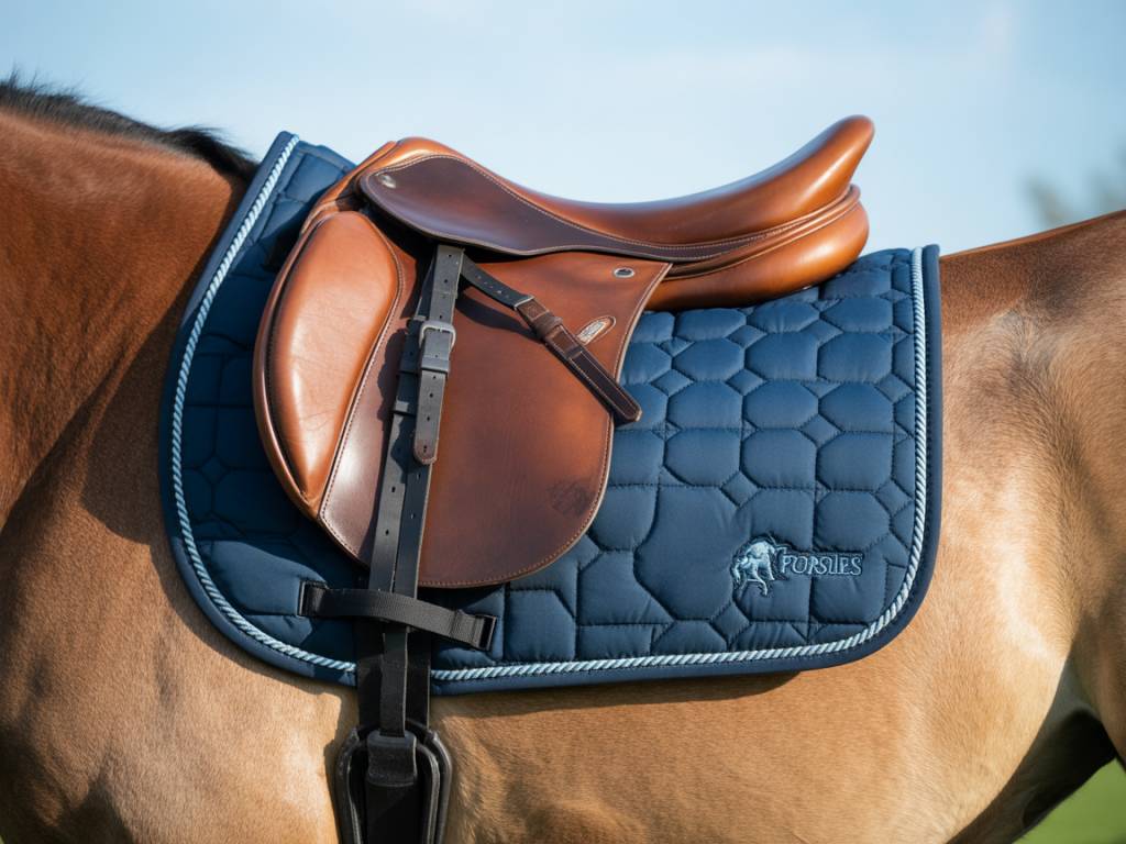 Tapis de selle respirants et technologiques, sont-ils vraiment utiles pour le confort et la santé du dos de votre cheval