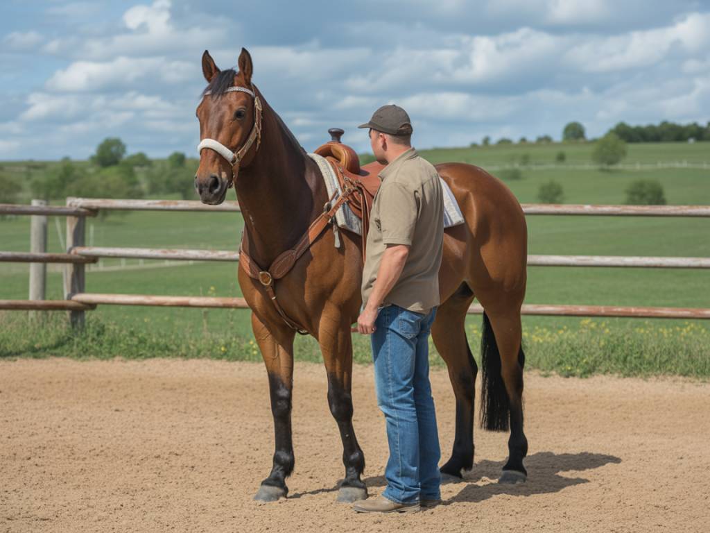 Préparer son cheval au travail en extérieur, gérer les peurs et distractions pour des sorties sereines et sécurisées