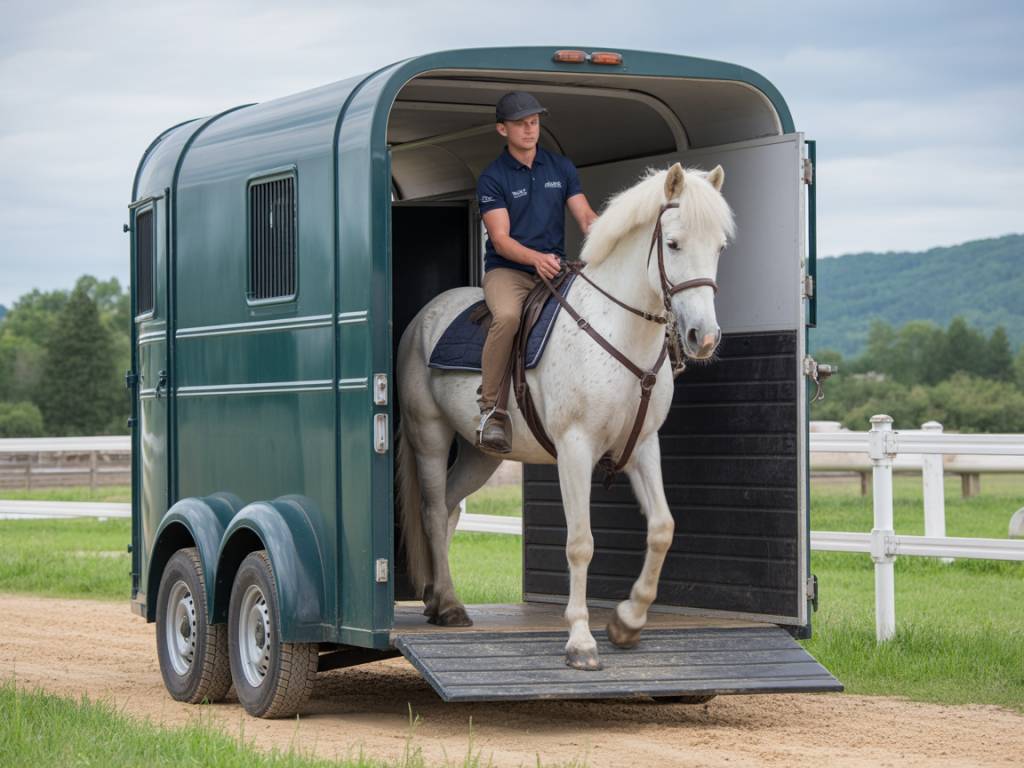 Transport du cheval, préparer physiquement et mentalement son compagnon pour des trajets sereins et limiter au maximum le stress et les risques